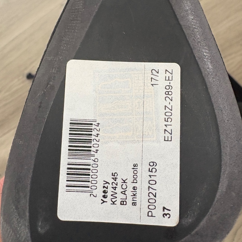 Yeezy Season 5 Black Knit Fabric Knife Ankle Socks Boots - Picture 3 of 5
